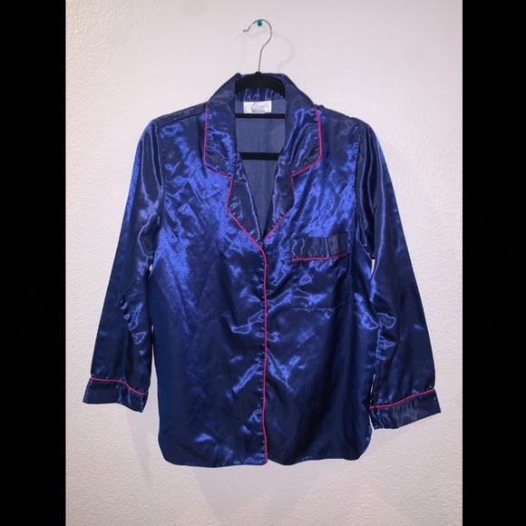 (FREE w/ additional purchase) Silky/Satiny Soft Luxurious 2 Piece Pajama Set - Picture 2 of 4